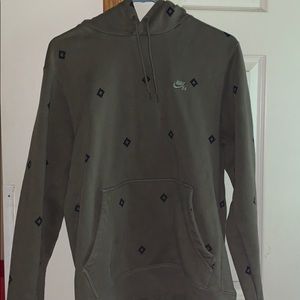 nike SB AOP diamond print hoodie